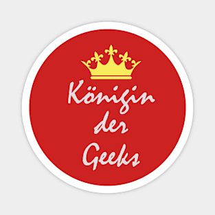 Königin der Geeks Magnet